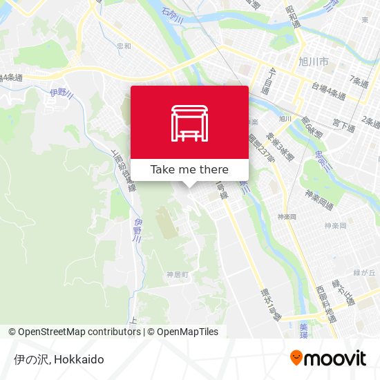 伊の沢 map
