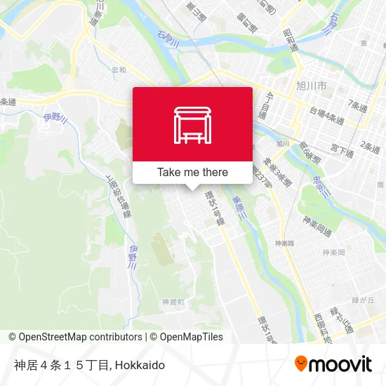 神居４条１５丁目 map