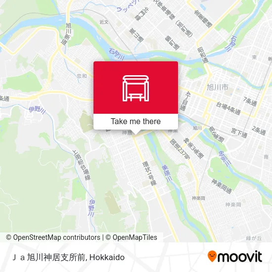 Ｊａ旭川神居支所前 map