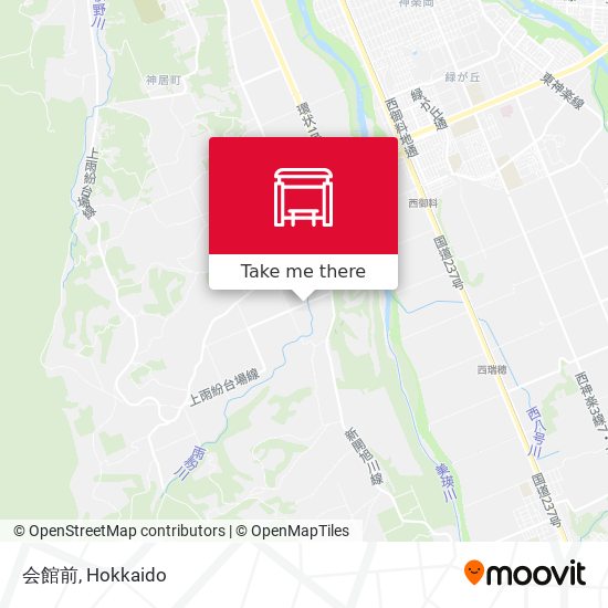 会館前 map