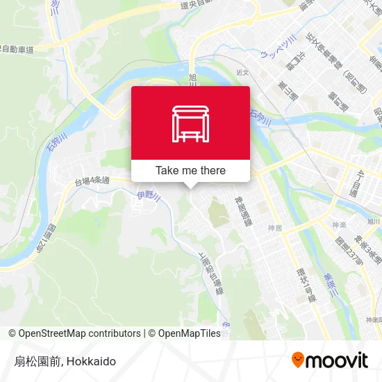 扇松園前 map