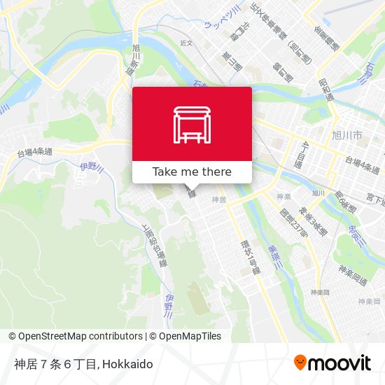 神居７条６丁目 map