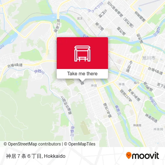 神居７条６丁目 map