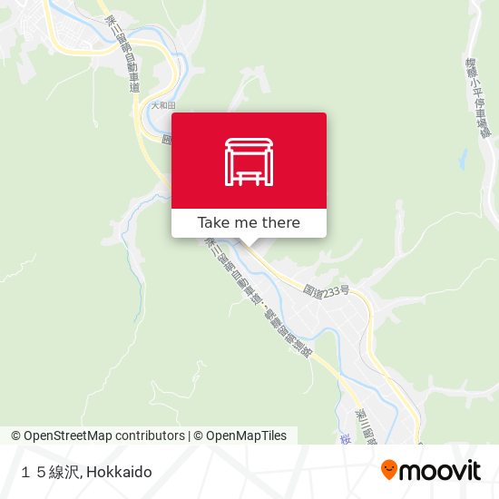 １５線沢 map