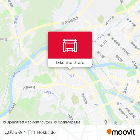 忠和５条４丁目 map
