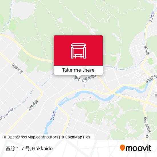 基線１７号 map