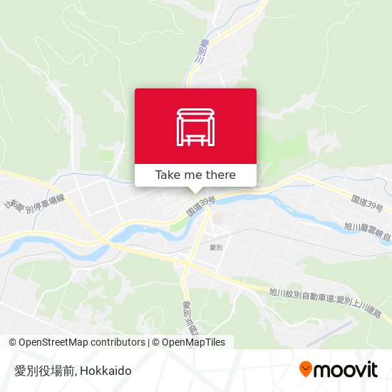 愛別役場前 map