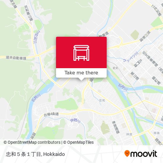 忠和５条１丁目 map