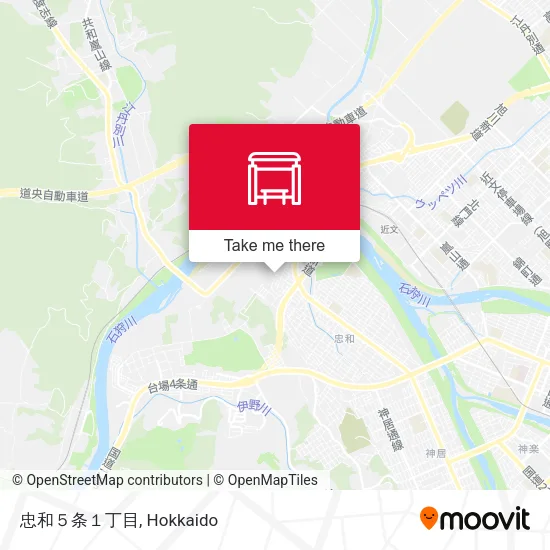 忠和５条１丁目 map