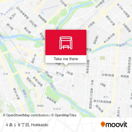 ４条１８丁目 map