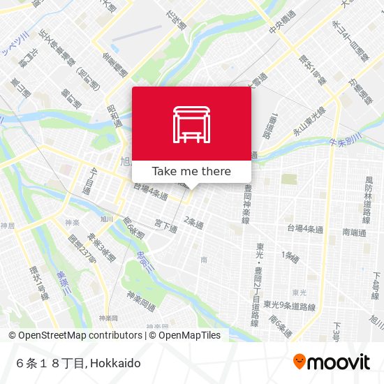 ６条１８丁目 map