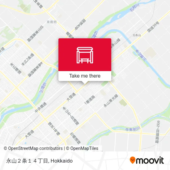 永山２条１４丁目 map