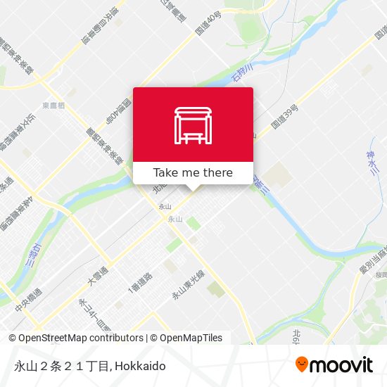 永山２条２１丁目 map