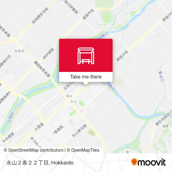 永山２条２２丁目 map