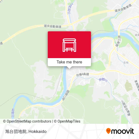 旭台団地前 map
