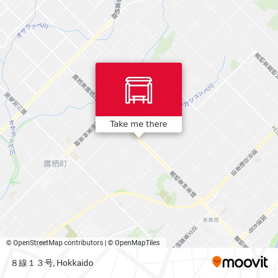 ８線１３号 map