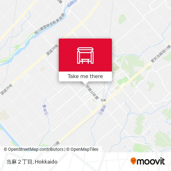 当麻２丁目 map
