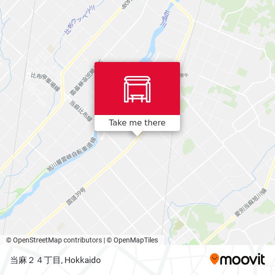 当麻２４丁目 map