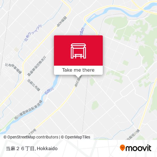 当麻２６丁目 map