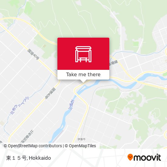 東１５号 map