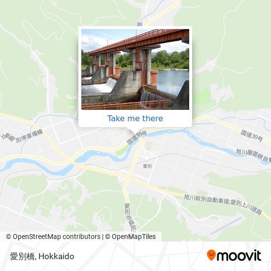 愛別橋 map