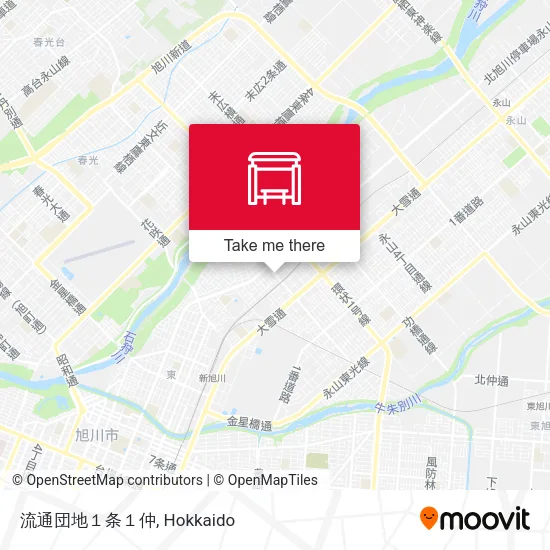 流通団地１条１仲 map