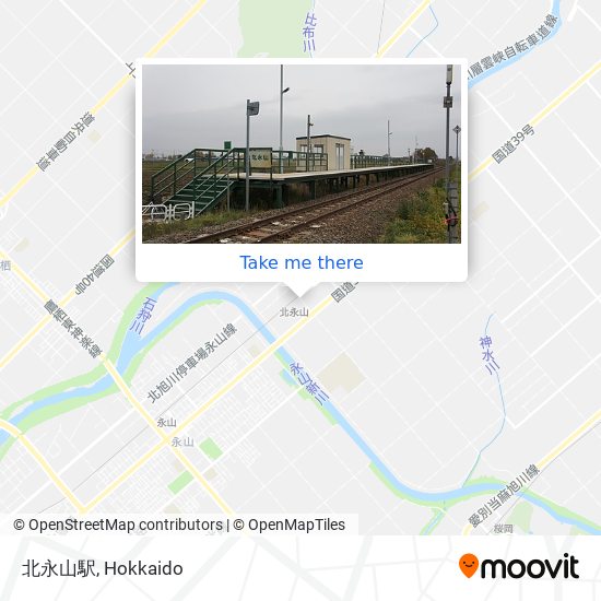 北永山駅 map