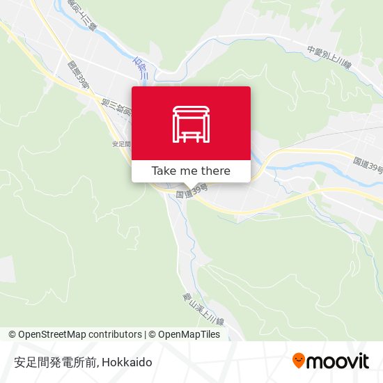 安足間発電所前 map