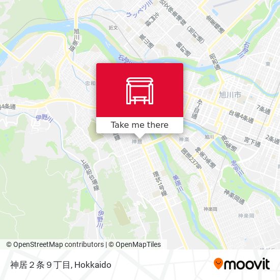 神居２条９丁目 map