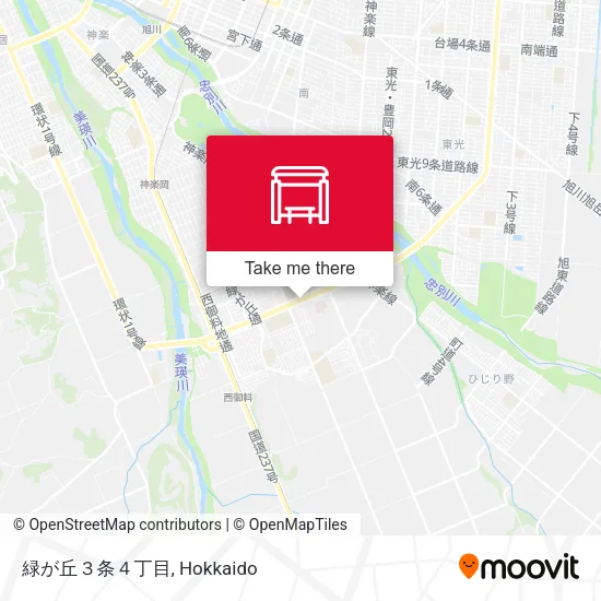 緑が丘３条４丁目 map