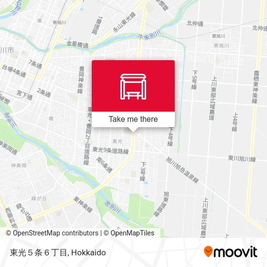 東光５条６丁目 map