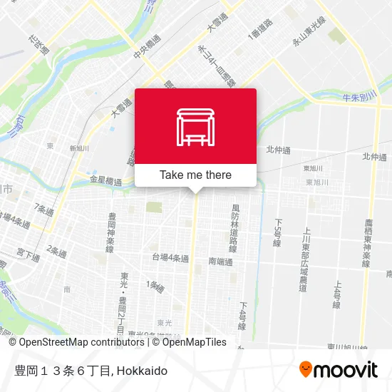 豊岡１３条６丁目 map
