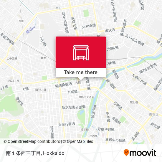 南１条西三丁目 map