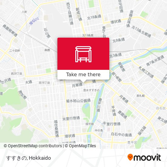 すすきの map