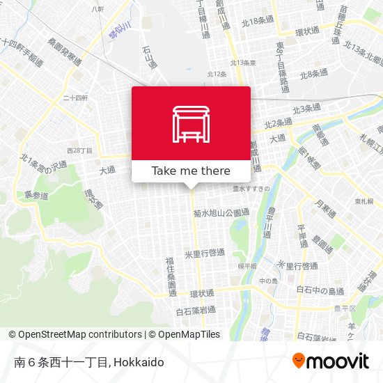 南６条西十一丁目 map