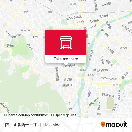 南１４条西十一丁目 map