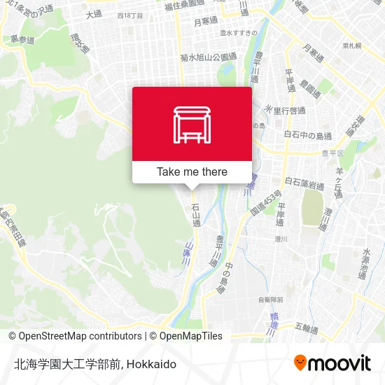 北海学園大工学部前 map