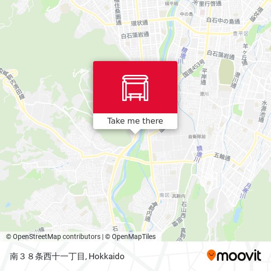 南３８条西十一丁目 map