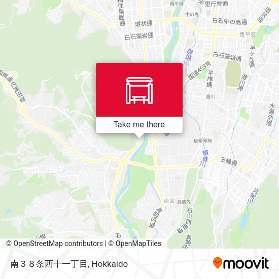南３８条西十一丁目 map