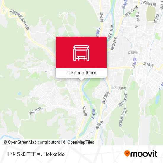 川沿５条二丁目 map