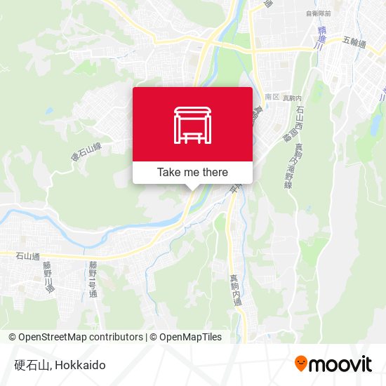 硬石山 map