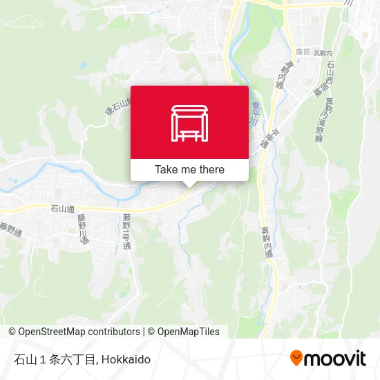 石山１条六丁目 map
