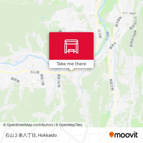 石山２条八丁目 map