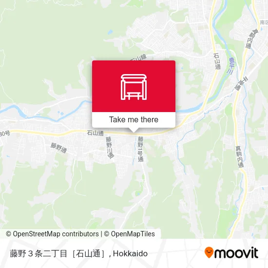 藤野３条二丁目［石山通］ map