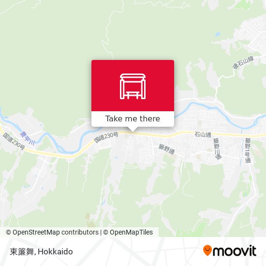 東簾舞 map