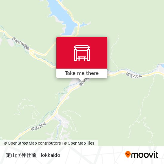 定山渓神社前 map