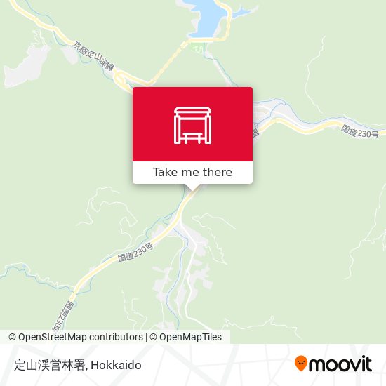 定山渓営林署 map