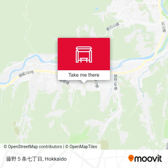 藤野５条七丁目 map