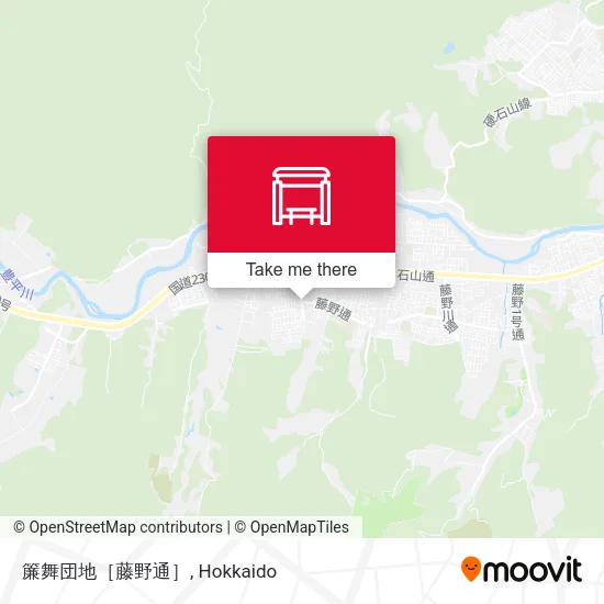 簾舞団地［藤野通］ map