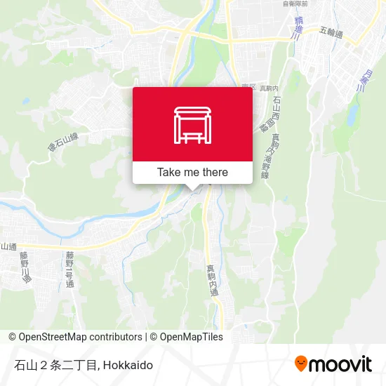 石山２条二丁目 map